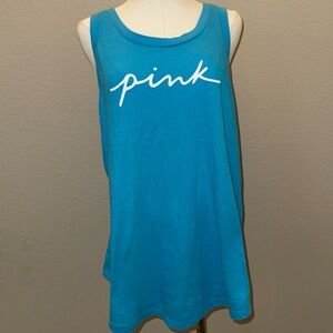 PINK Victoria's Secret Blue Tank Top